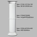 Colonne scanalate PU di 24 cm di diametro